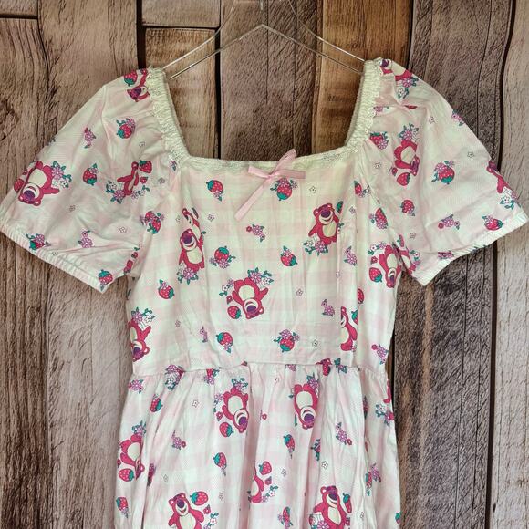 Disney Pixar Her Universe Lotso Strawberry Dress Toy Story DisneyBound Cosplay - Picture 3 of 8